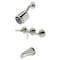 Kingston Brass KBX8136CML Three-Handle Tub and Shower Faucet, Polished Nickel KBX8136CML - alternate 1